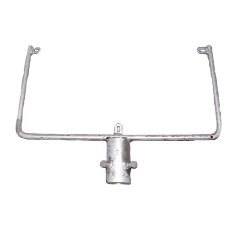Toppskilt brakett Ø60mm rør