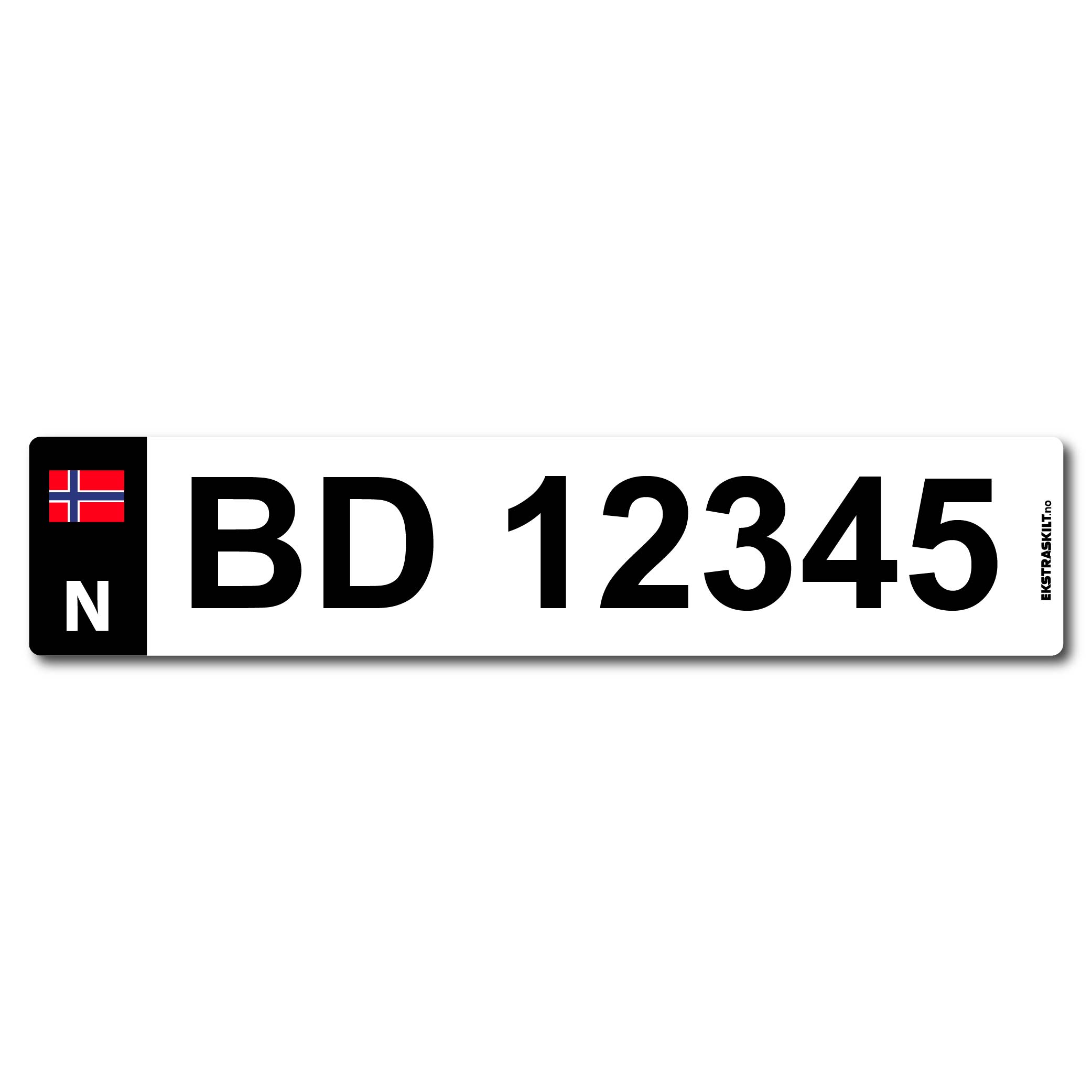 ekstra skilt til sykkelstativ