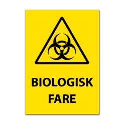 Fareskilt - Biologisk fare
