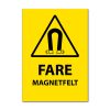 Fareskilt - Magnetfelt