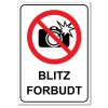 Forbudt skilt - Blitz forbudt