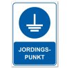 Påbudsskilt - Jordingspunkt