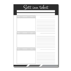 Prosjektplanleggeren whiteboard - threetimes