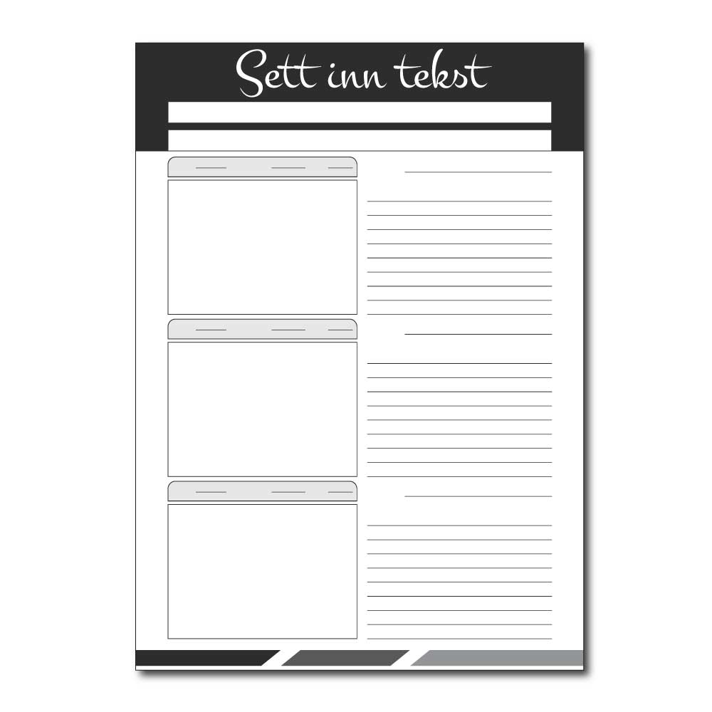 Prosjektplanleggeren whiteboard - threetimes