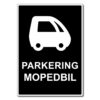 parkering mopedbil