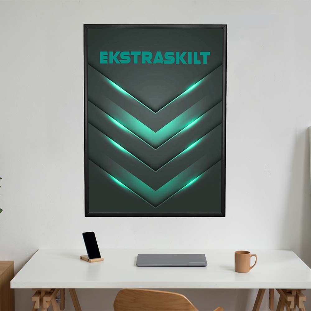 Klippsramme Aluminium A1 Display office Black Color
