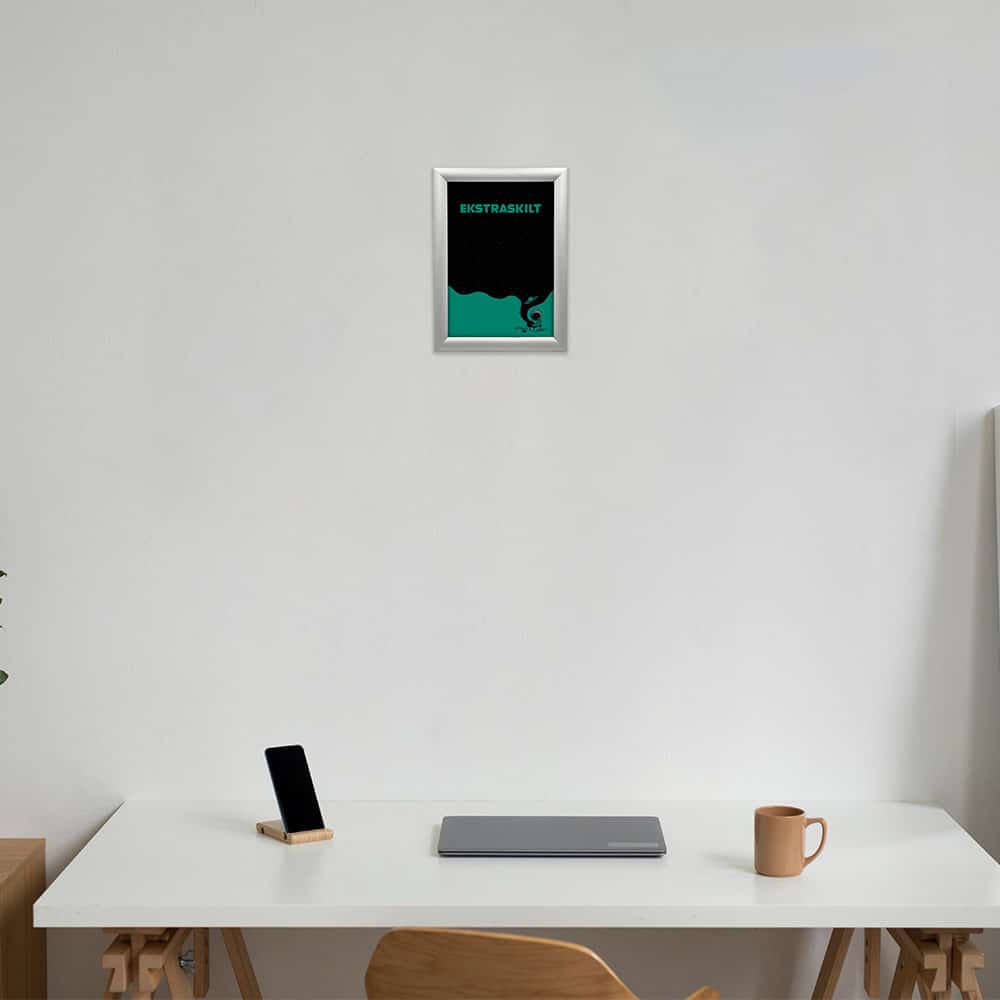 Klippsramme Aluminium A4 Display Office