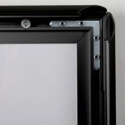 led klippsramme a4 sort ramme