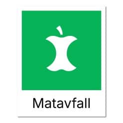 Fraksjonsmerker - Avfallssortering (Matavfall)