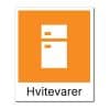 fraksjonsmerker avfallssortering (hvitevarer)