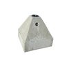 Betong Løsfot 175kg - Pyramideformet for ø60 Stolpe