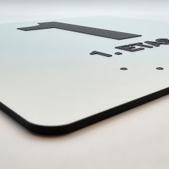 Hvit Alu Panel Taktile Skilter