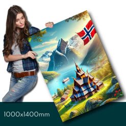 Trykk med din egen fil - 1000x1400mm Stående