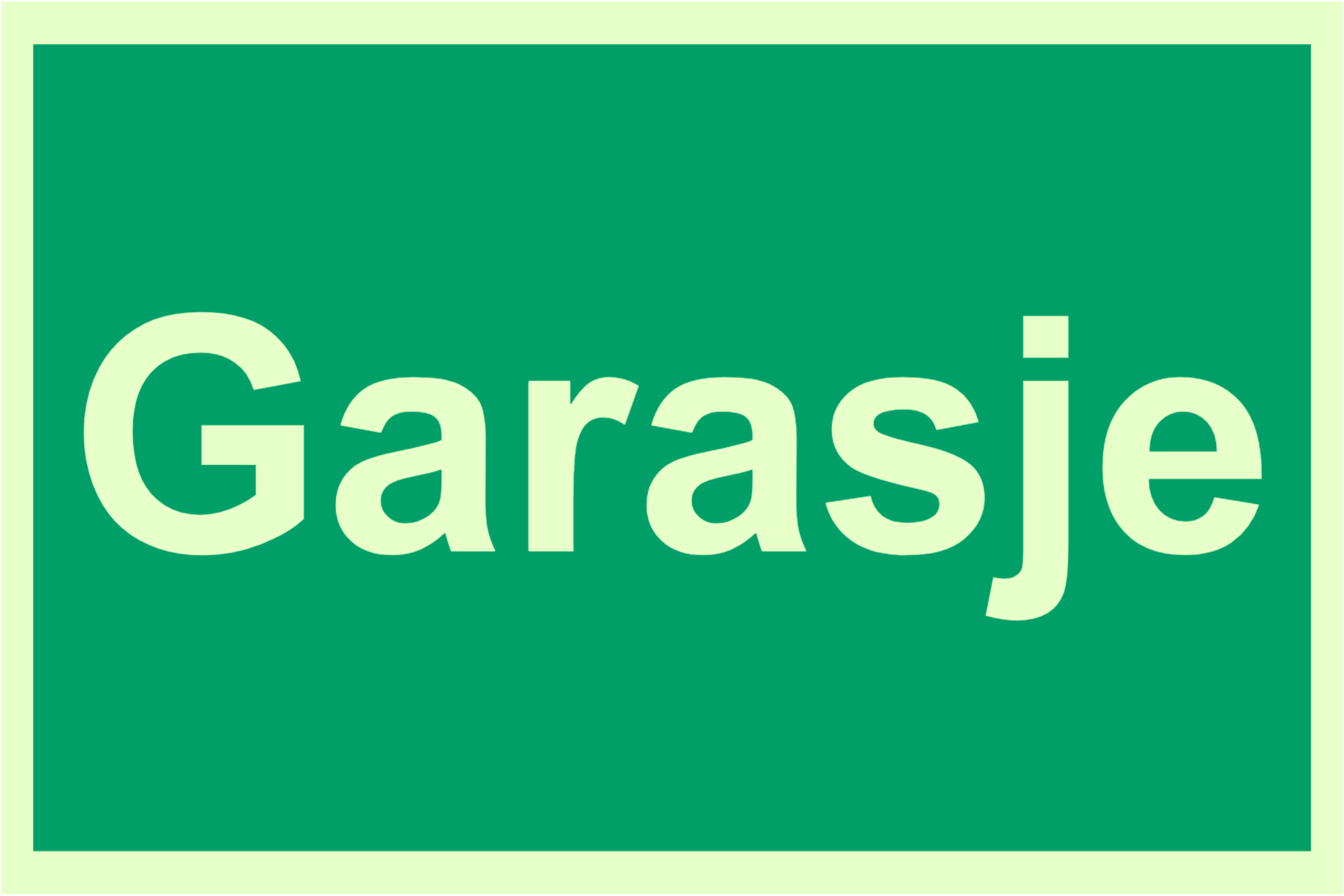 etterlysende skilt garasje