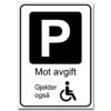 parkering mot avgift hc sort p