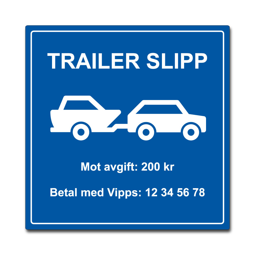 trailer slipp mot avgift blå 50x50