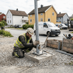 Monterings tilbehør skilt