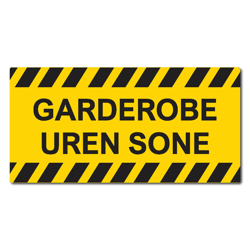 uren sone garderobe