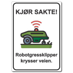 kjør sakte robotgressklipper v1
